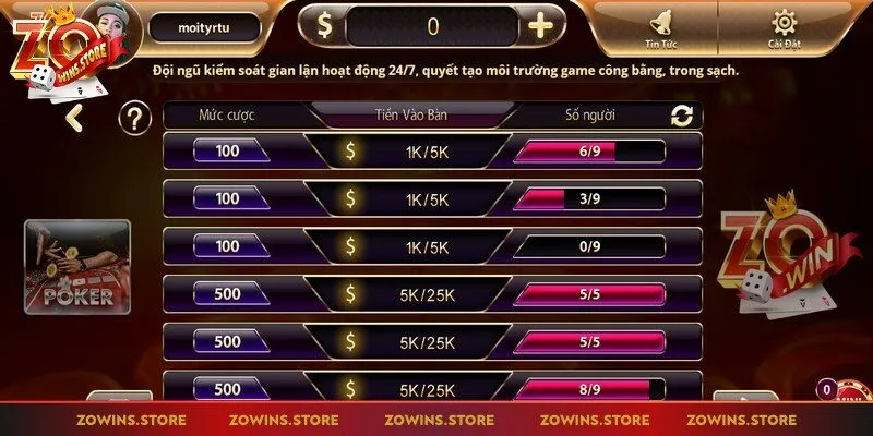 Bạn thoải mái đặt cược trong phạm vi tài chính